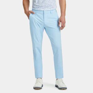 NWT G/FORE Men's Baja Blue Tech Tour 4 Way Stretch Straight Leg Pants 38 X 34
